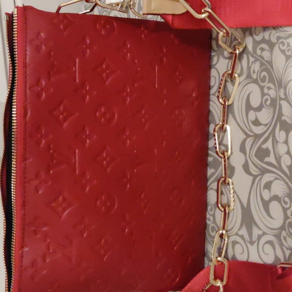 New shoulder/handbag Red Leather
